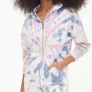 Aeropostale Tie-Dye Oversized Full Zip Hoodie Size Medium NWT